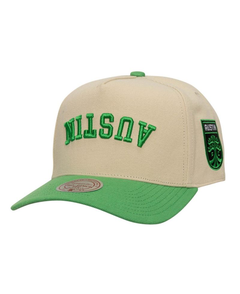 Men's Green/Royal Austin FC Upside Down Pro Pinch Snapback Hat