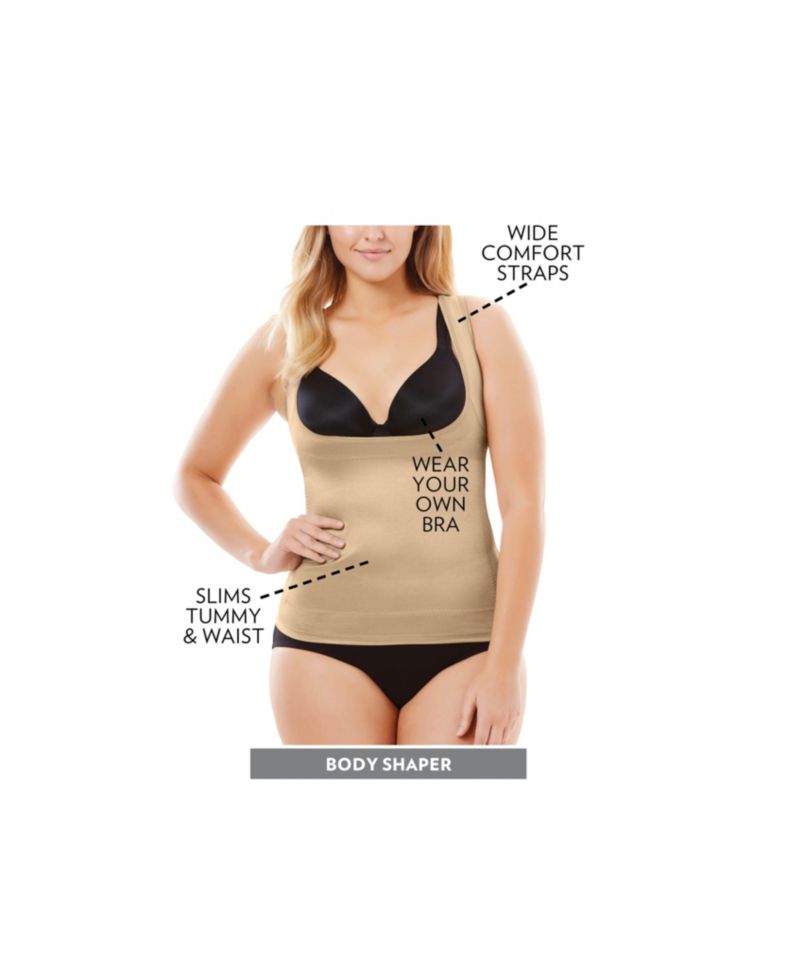 Women's Power Shaper Firm Control Wear-Your-Own-Bra Shaper Tank