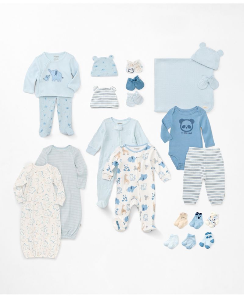 Baby Boys' Babywear Long-Sleeve Gowns, 2-Pack