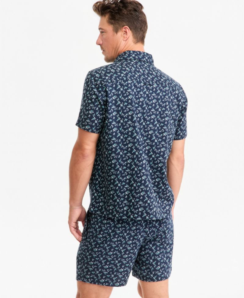 Men's Short-Sleeve Victor Ditsy Floral Shirt