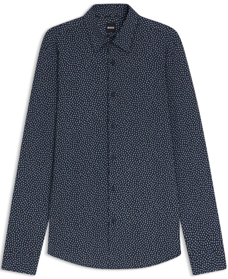 Men's Slim-Fit Cotton Blend Shirt