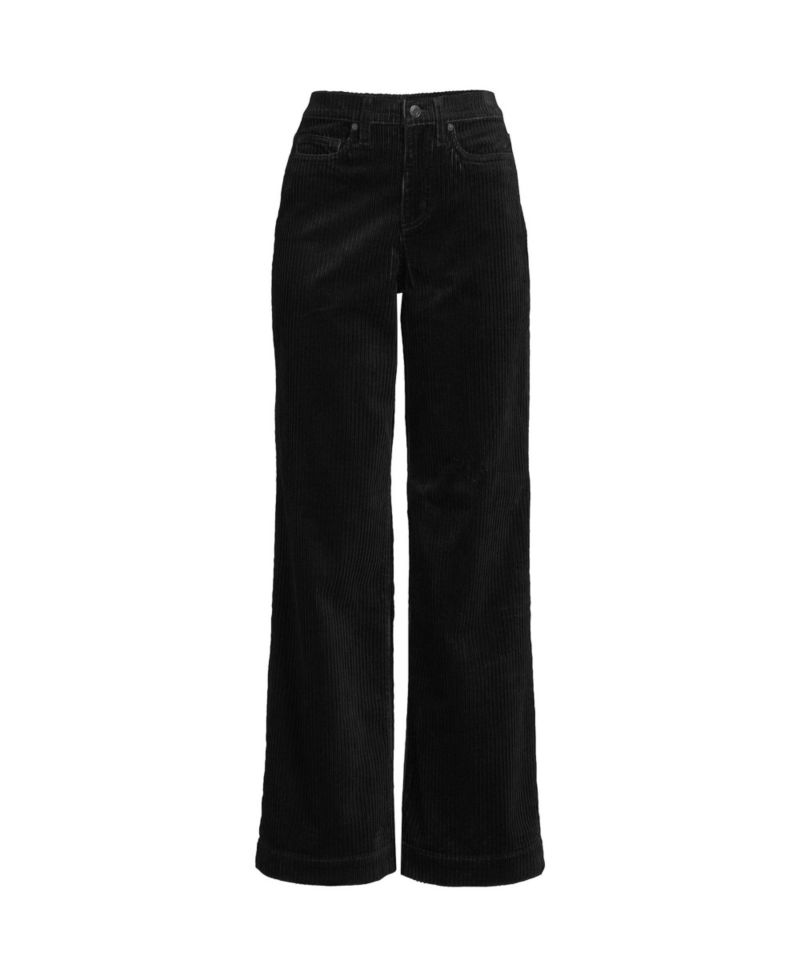 Women's High Rise Wide Leg Corduroy Pants