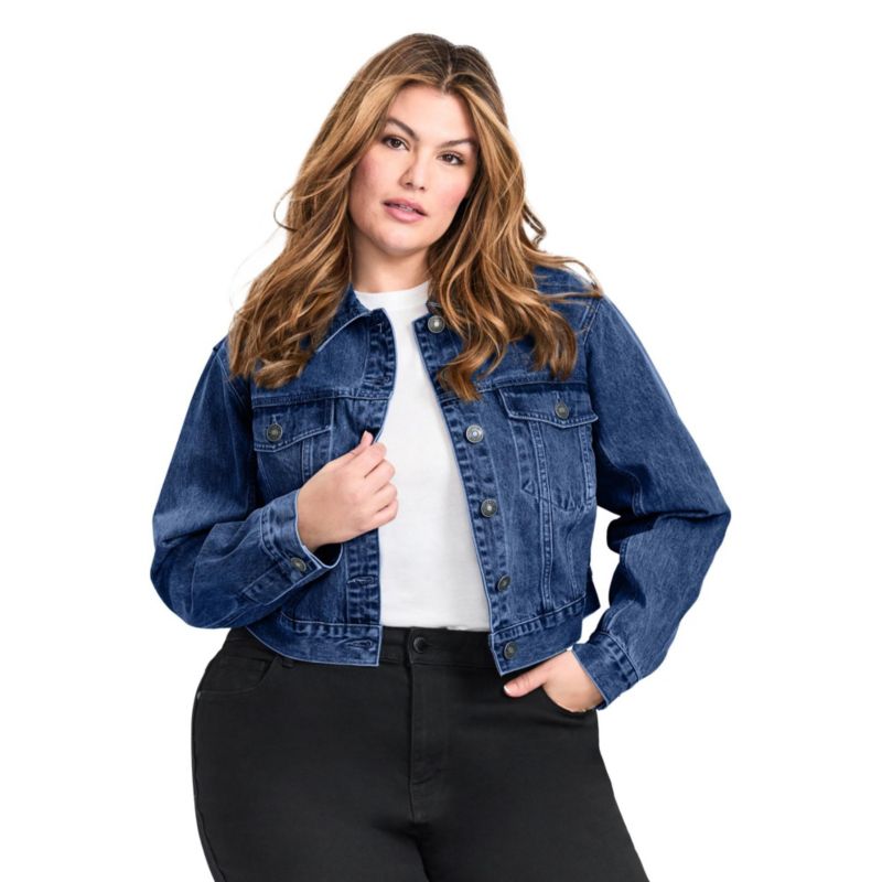 Women's Emma Denim Cropped Jacket