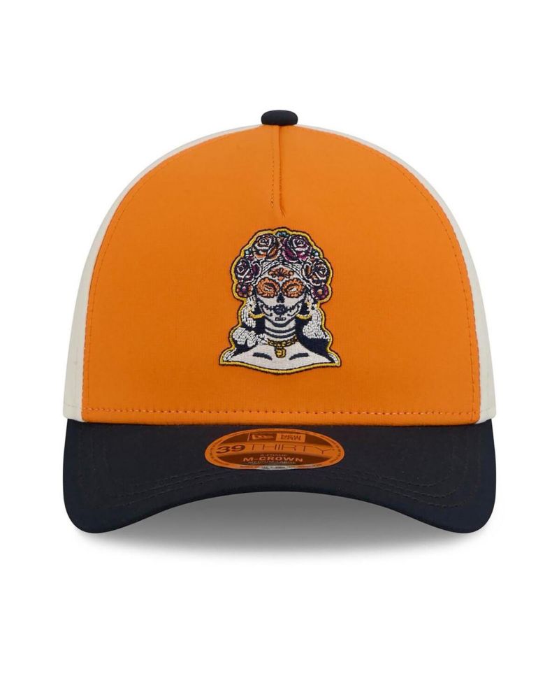 Men's Orange/Navy San Diego Padres 2026 City Connect M-Crown A-Frame 39THIRTY Flex Hat