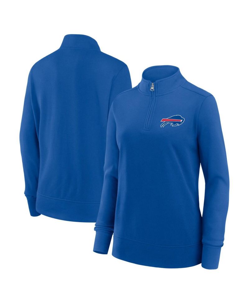 Women's Royal Buffalo Bills Velocity Quarter-Zip Jacket