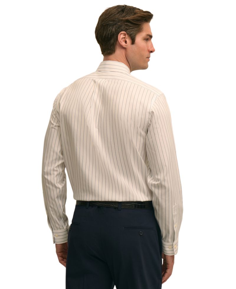 Men's Spread Collar Dress Shirt