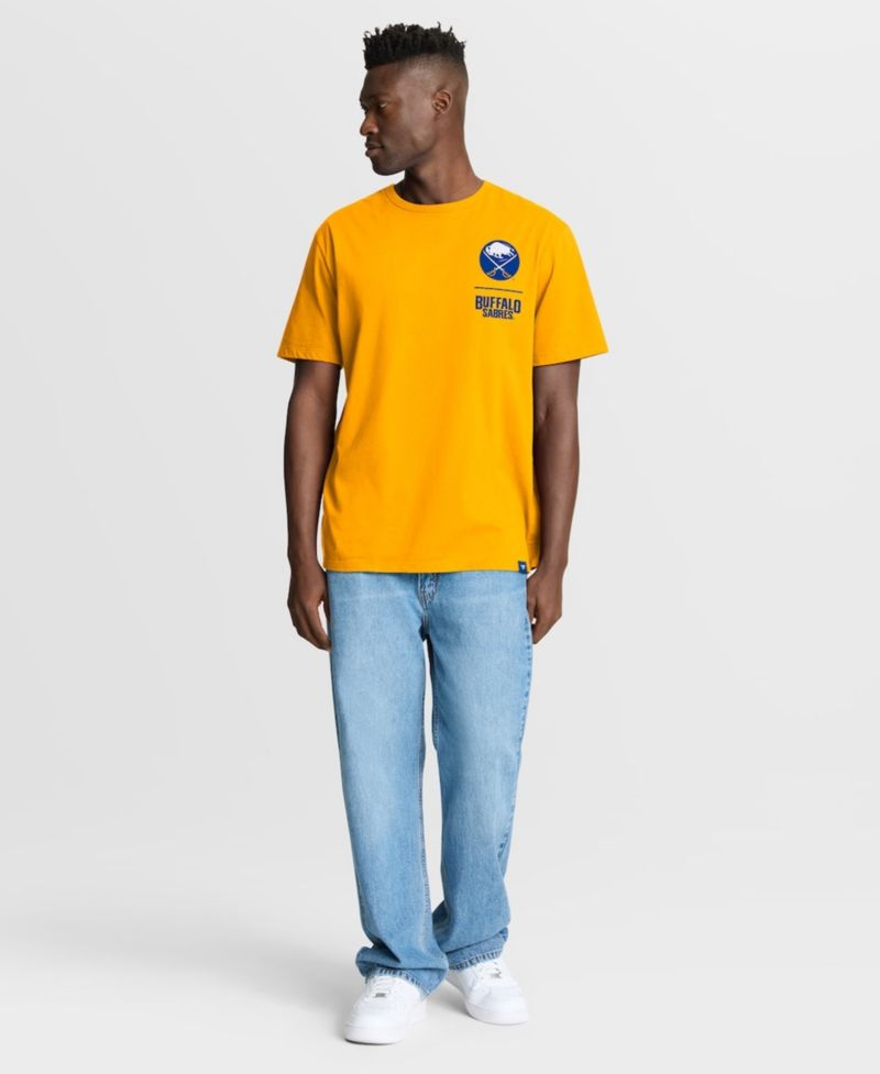 Men's Gold Buffalo Sabres Crash The Net Legacy T-Shirt