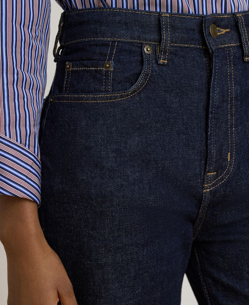 Women's High-Rise Straight-Leg Jeans