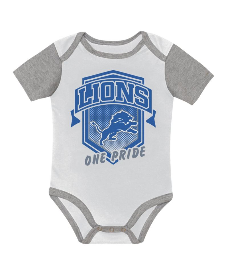 Boys' and Girls' First Round Pick Screen-Print Bodysuit, 3-Piece Set