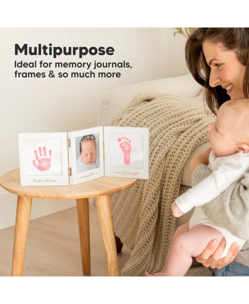 1pk Inkless Ink Pad for Baby Hand and Footprint Kit, Clean Touch Dog Paw, Dog Nose Print Kit, Baby & Pet Safe, Jumbo