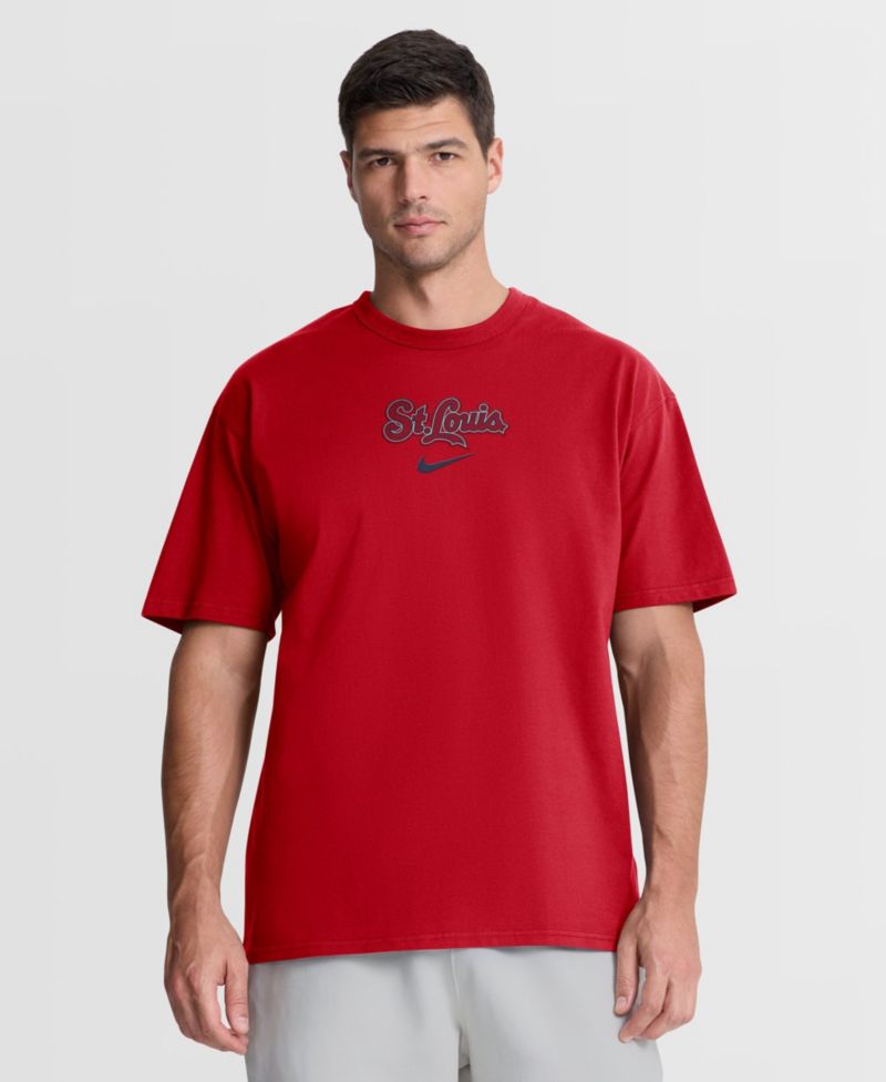 Men's Red St. Louis Cardinals City Name Max90 T-Shirt