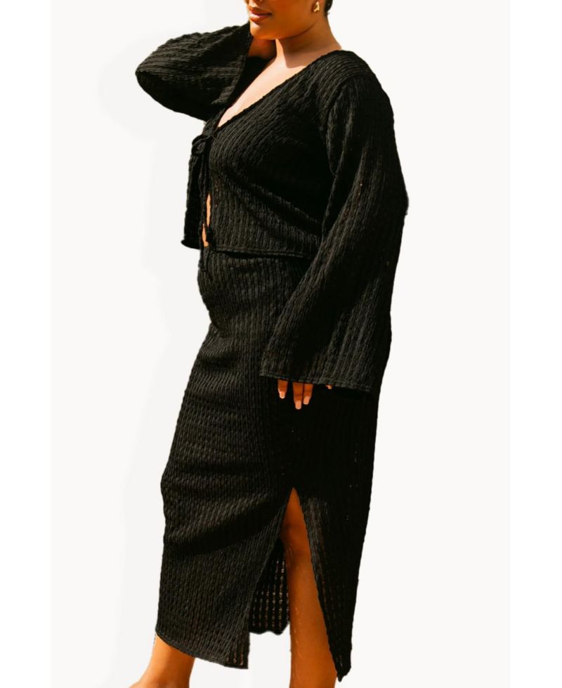 Women's Curve Crochet Resort Midi Skirt