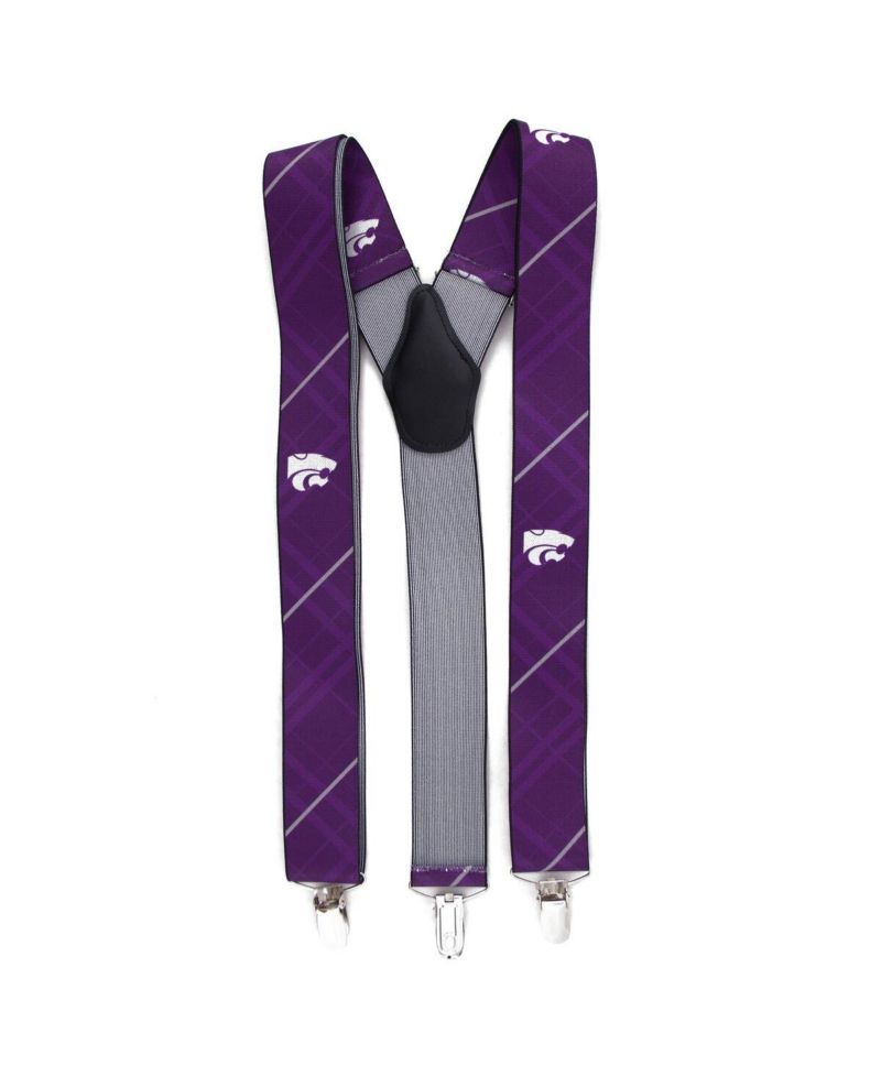 Men's Purple Kansas State Wildcats Suspenders