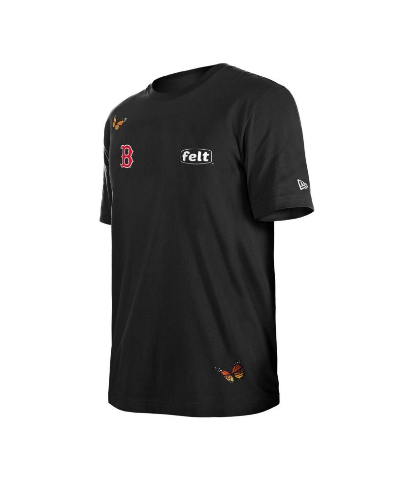 x Felt Men's Black Boston Red Sox T-Shirt