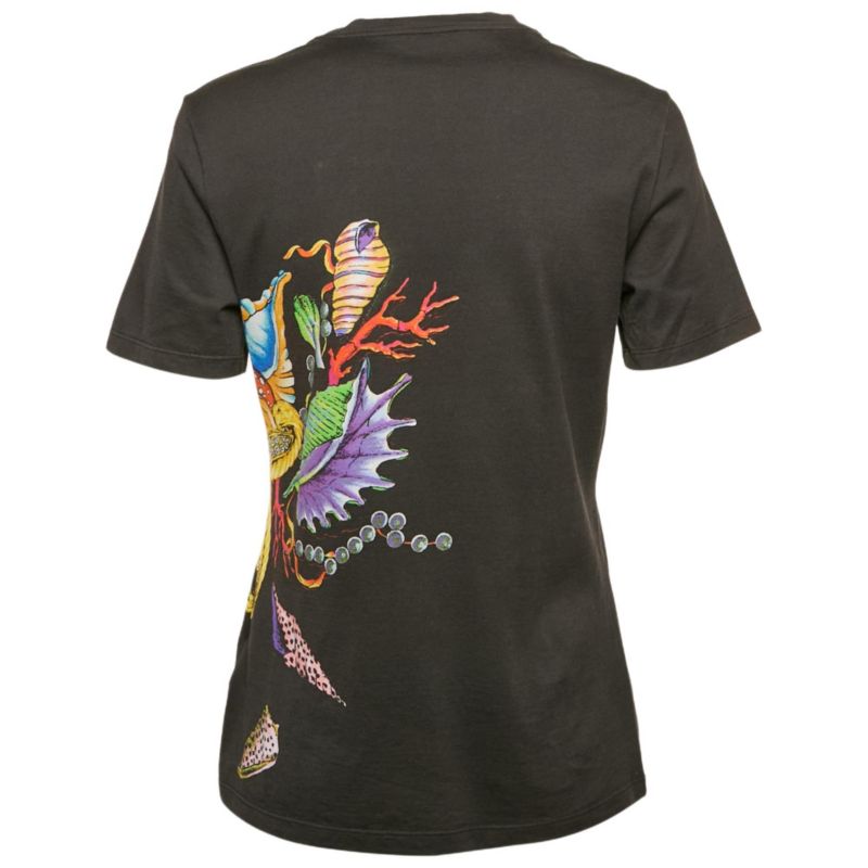 Women's Starfish Print Jersey Crew Neck T-Shirt