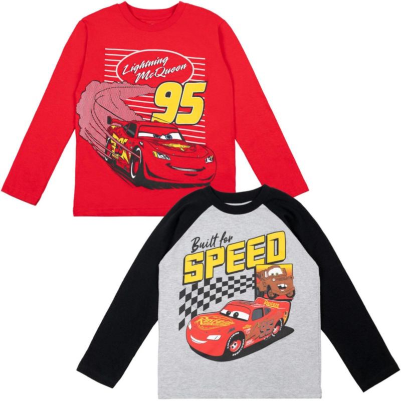 Little Boys Boys( 6-12) Guard Mickey Mouse 2 Pack Cosplay Long Sleeve T-Shirts
