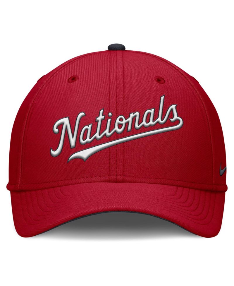 Men's Red Washington Nationals Primetime Rise Dri-FIT Flex Hat