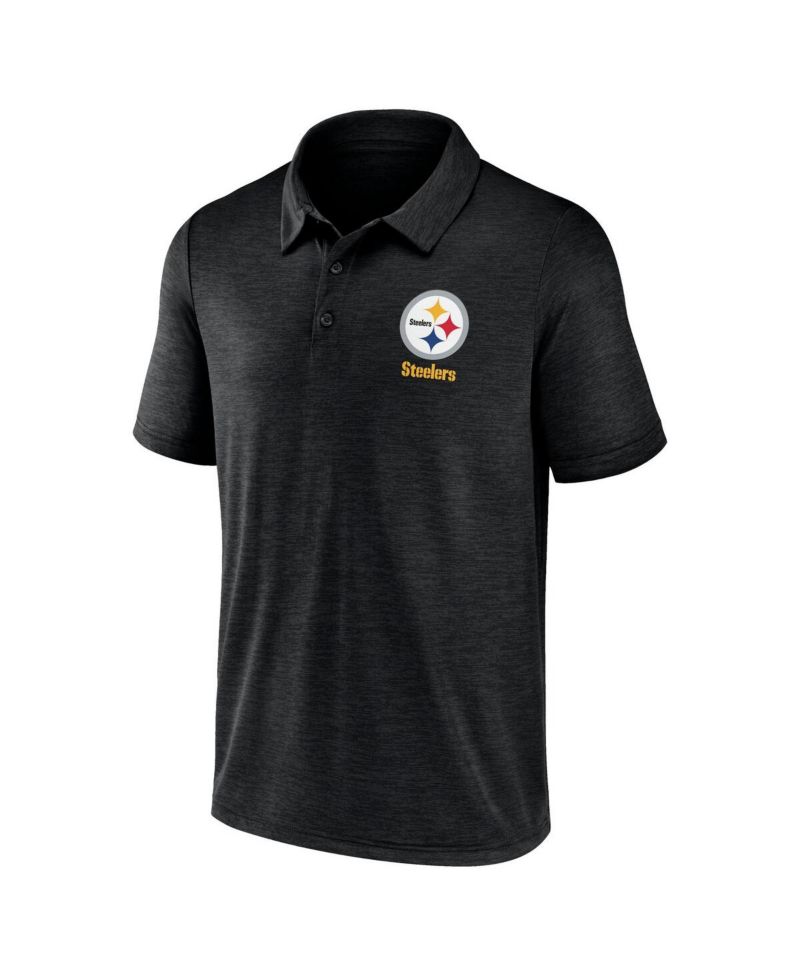 Men's Black Pittsburgh Steelers Making Waves Polo