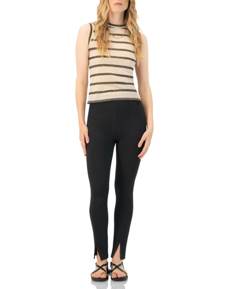 Women's Striped Round Neck Blouse