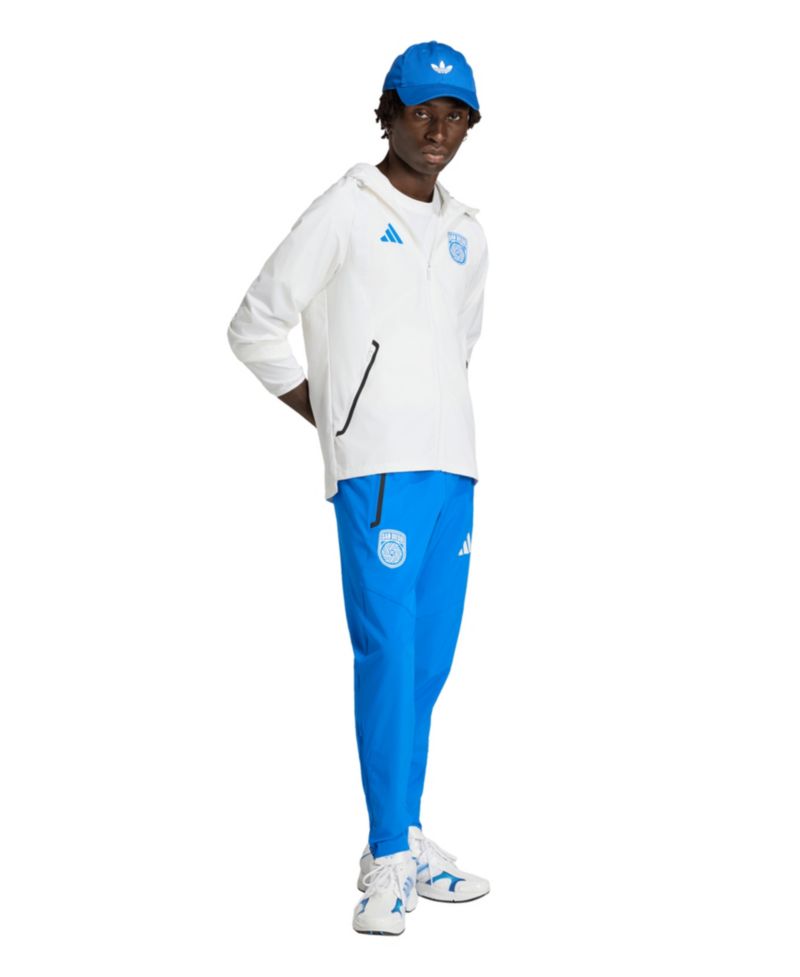 Men's White San Diego FC Tiro Travel Full-Zip Hooded Windbreaker