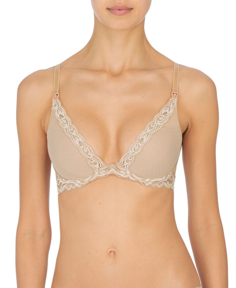 Maternity Feathers Contour Lace Plunge T-Shirt Bra