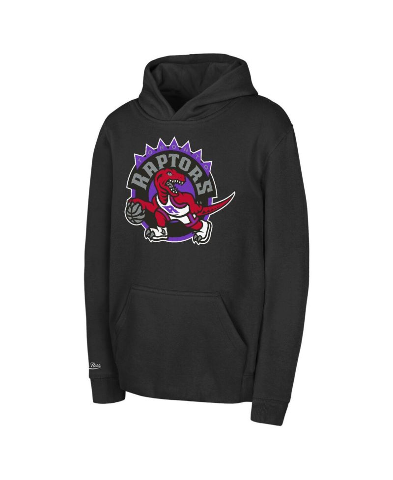 Toddler Black Toronto Raptors Retro Logo Pullover Hoodie