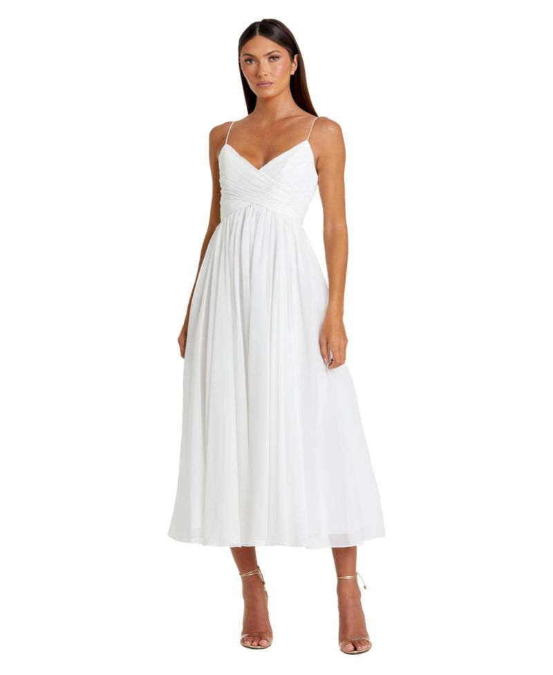 Women's Ieena Faux Wrap Sleeveless Flowy Dress