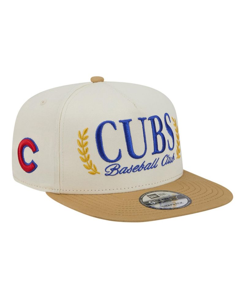 Men's Cream Chicago Cubs Club 9FIFTY A-Frame Snapback Hat