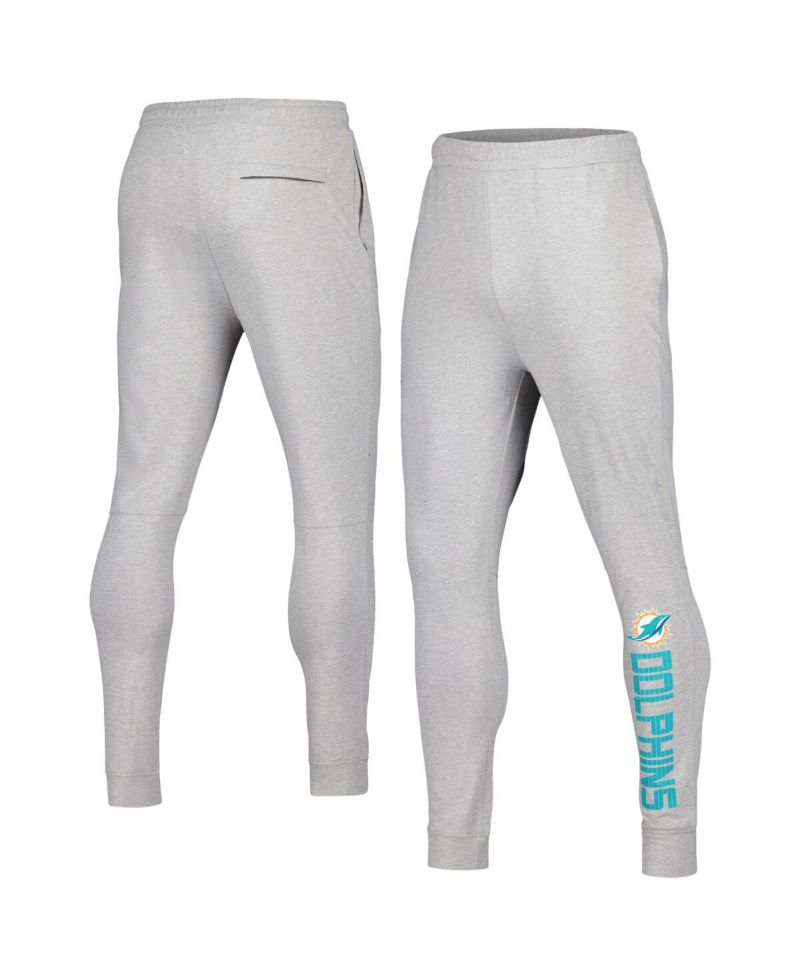 Men's Gray Miami Dolphins Lounge Jogger Pants