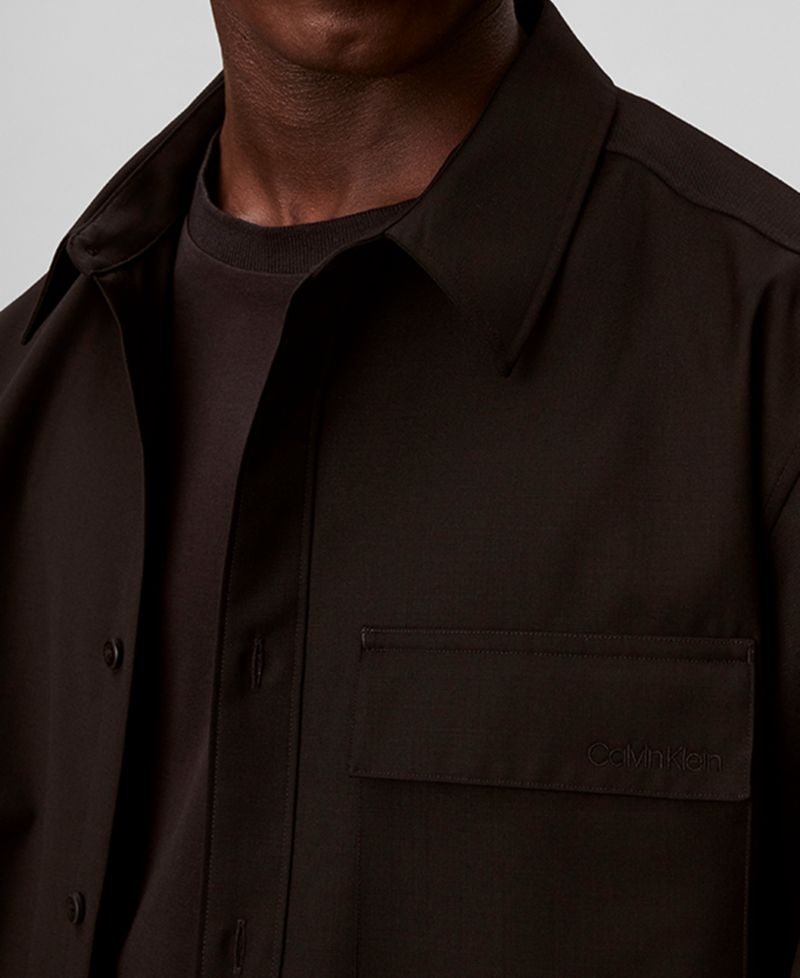 Men's Travel Twill Regular-Fit Shirt