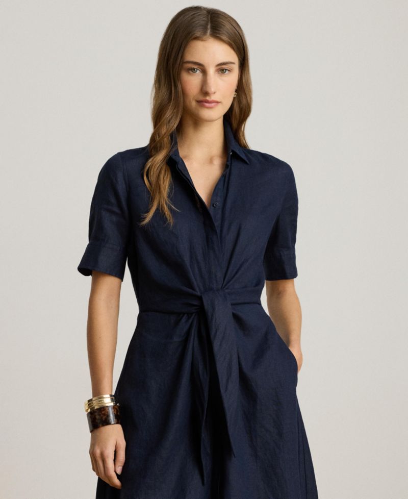 Women's Linen Shirtdress
