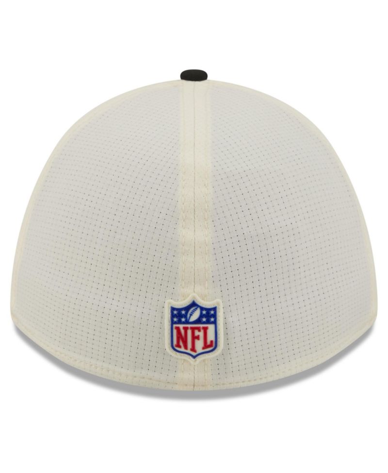 Men's Cream/Black Atlanta Falcons 2026 NFL Training Camp 39THIRTY Flex Hat