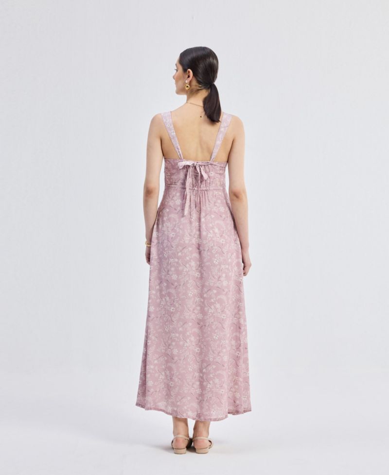 Women's Perfect Floral Maxi with Tapered Straps