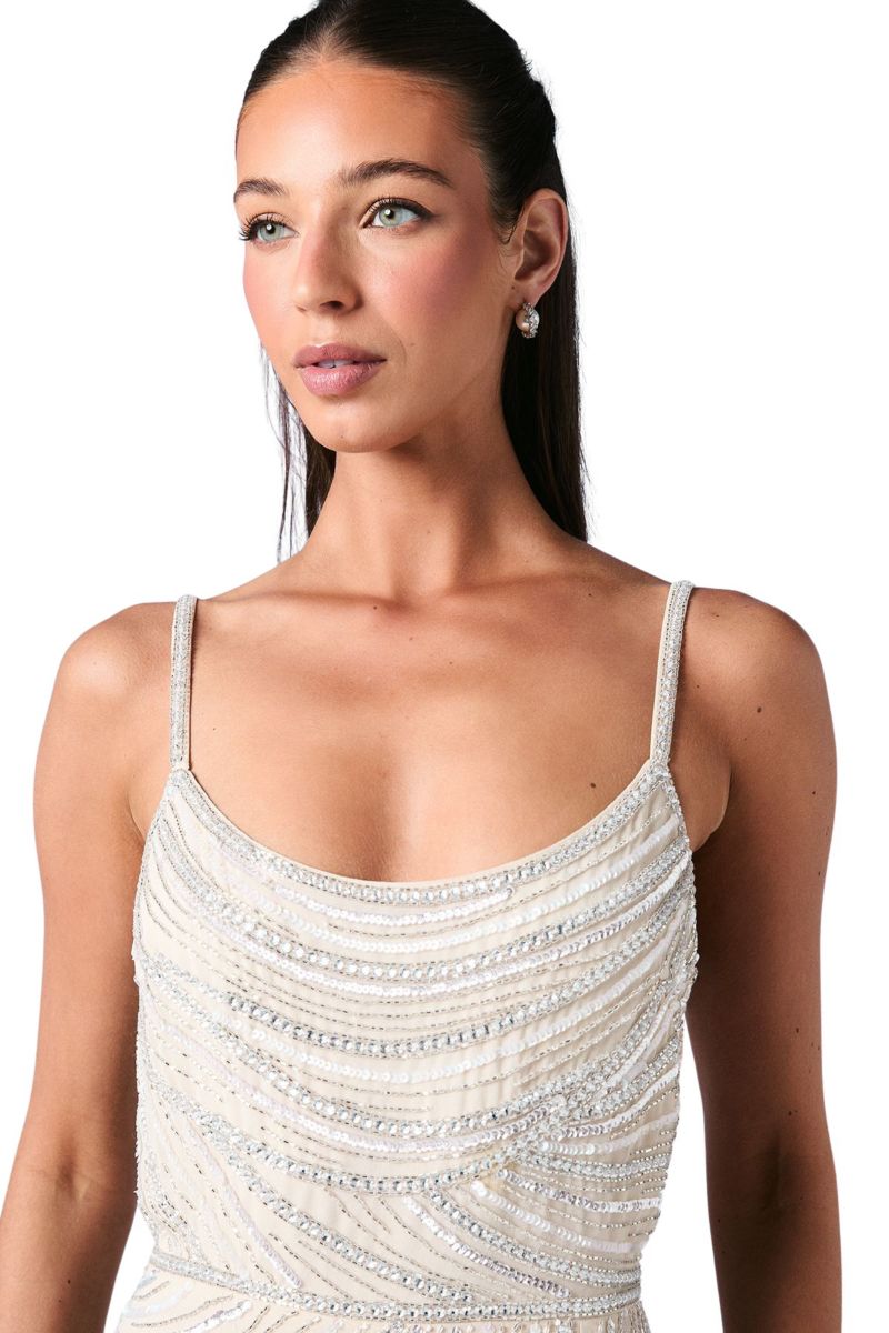 Women's Embellished Strappy Maxi Dress