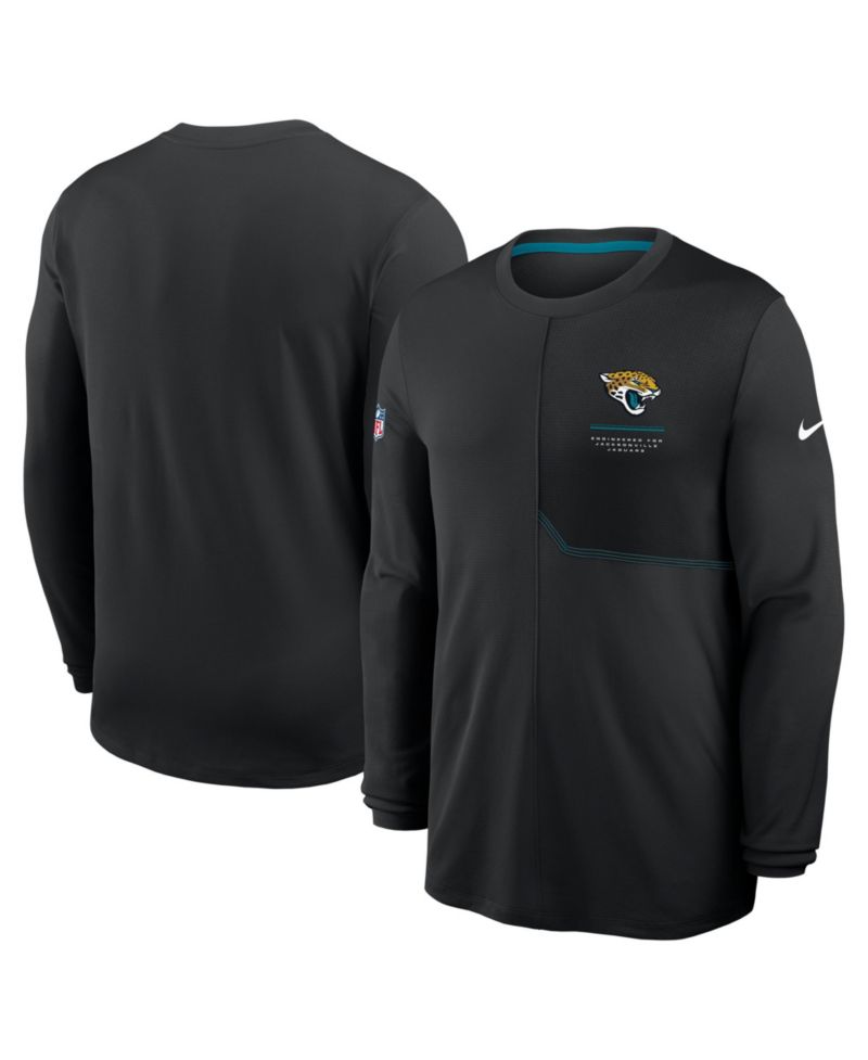 Men's Black Jacksonville Jaguars Sideline Coaches UV Dri-FIT Long Sleeve Shirt