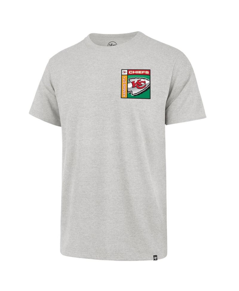 Men's Gray Kansas City Chiefs Chrome Plate Franklin T-Shirt