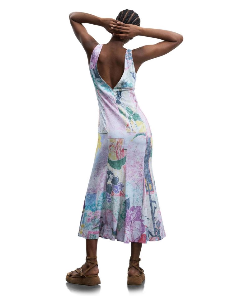 Women's 2-in-1 Printed Dress