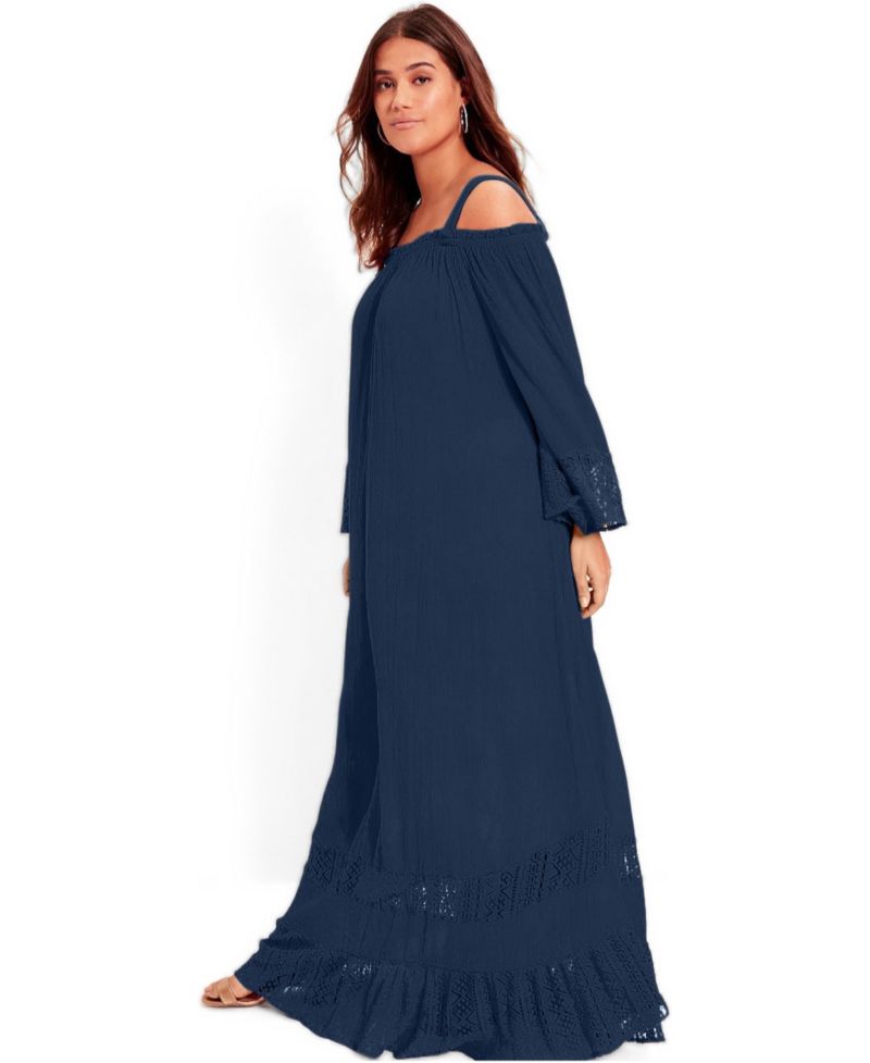 Women's June and Vie Off-The-Shoulder Maxi Dress