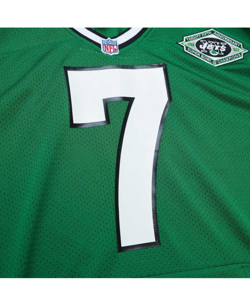 Men's Boomer Esiason Green New York Jets 2004 Authentic Throwback Retired Player Jersey