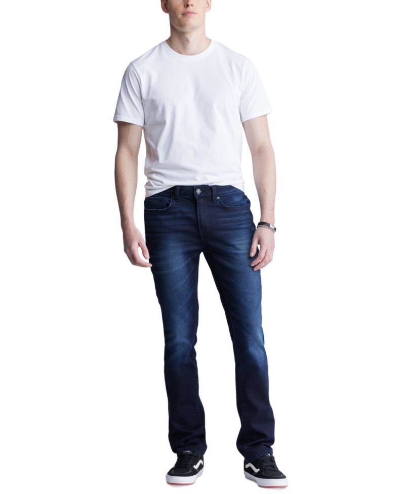 Men's Ash Slim-Fit Fleece Jeans in Sanded Wash