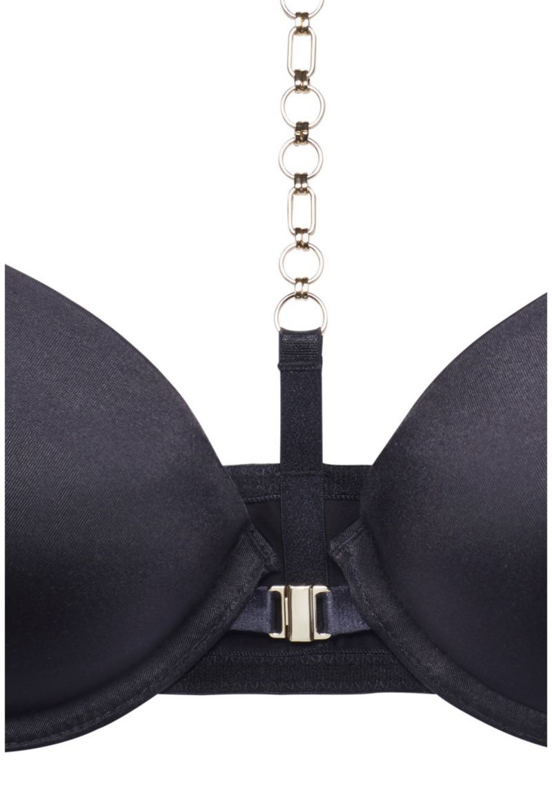 Women's Chain Detail Removable Pads Push-Up Padded Push-Up Bra