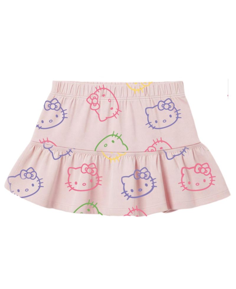 Girls' 2T-6X Short-Sleeve T-Shirt and Skort, 2-Piece Set