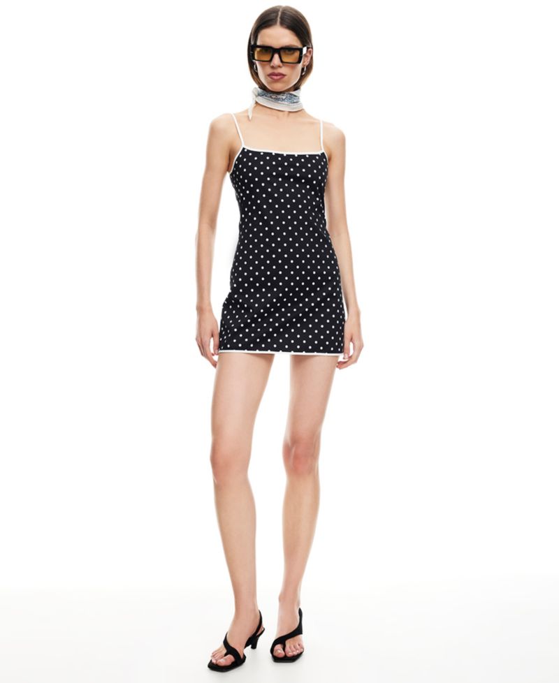 Women's Voyage Polka Dot Print Mini Dress