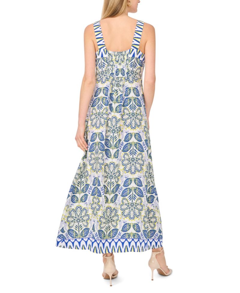 Women's Sleeveless Thick Strap Maxi Dress