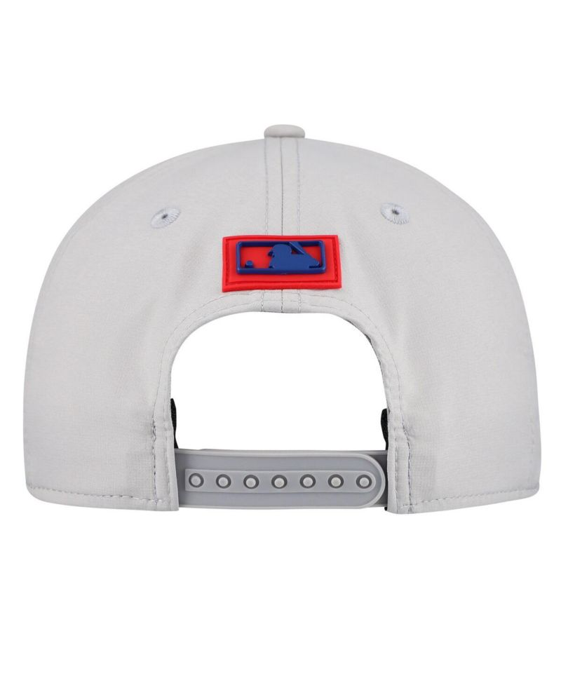 Men's Gray Chicago Cubs 2026 Clubhouse 9SEVENTY Adjustable Hat