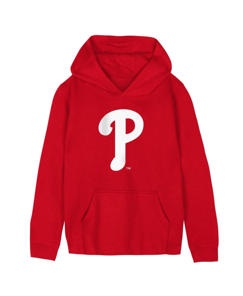 Preschool Red Philadelphia Phillies Primary Logo Fleece Hoodie