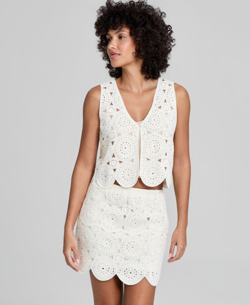Women's V-Neck Single-Button Vest