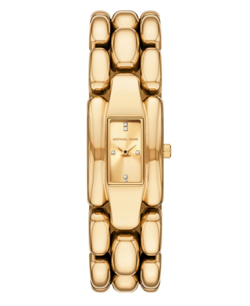 Women's Hally Two-Hand Gold-Tone Stainless Steel Watch, 21mm