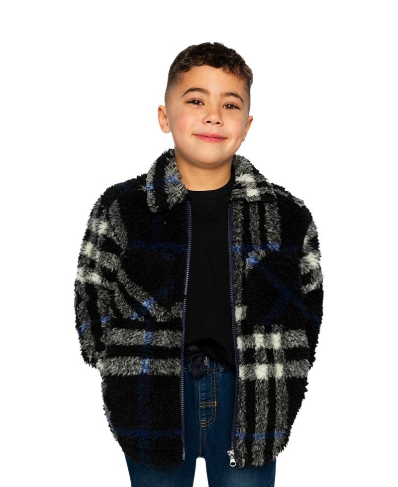 Little and Big Boy (6-12) Zipped Overshirt
