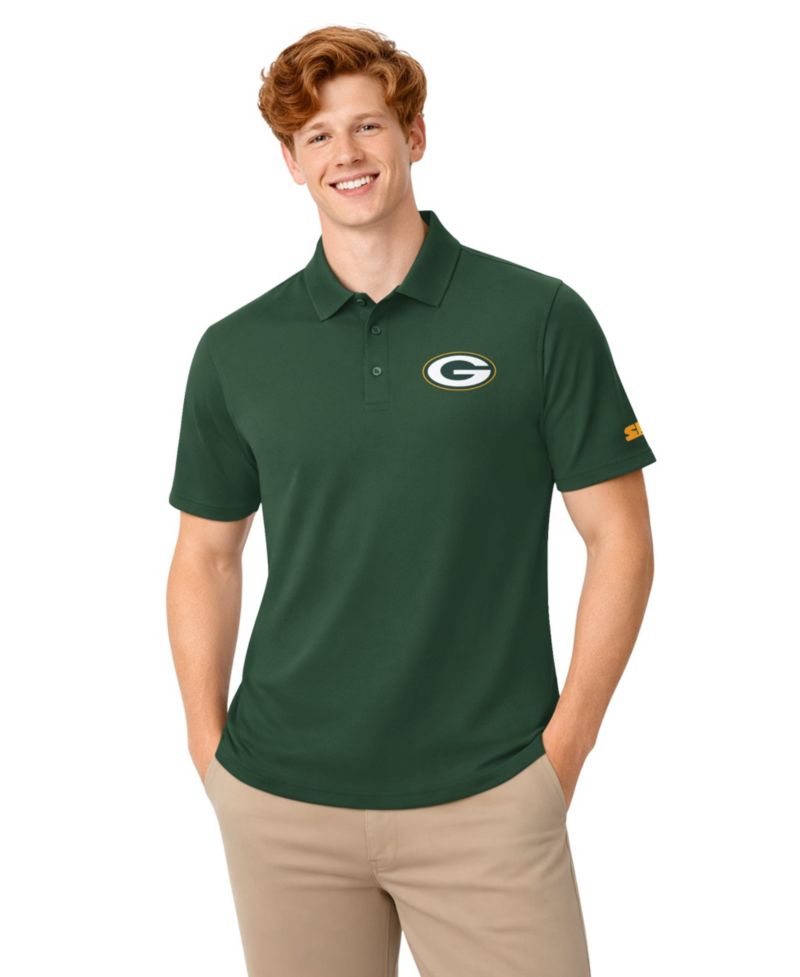 Men's Green/Gold Green Bay Packers Two-Pack Logo Polo Set
